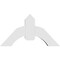 Ekena Millwork Archdale Architectural Grade PVC Gable Bracket, 36"W x 19 1/2"H x 6"D x 6"F, 13/12 Pitch GBP036X20X0606ARC00 - alternate 3